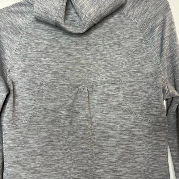 UNDER Armour Storm Full Zip Up Hooded Sweatshirt Thumb Holes Back Ruching - Picture 4 of 10